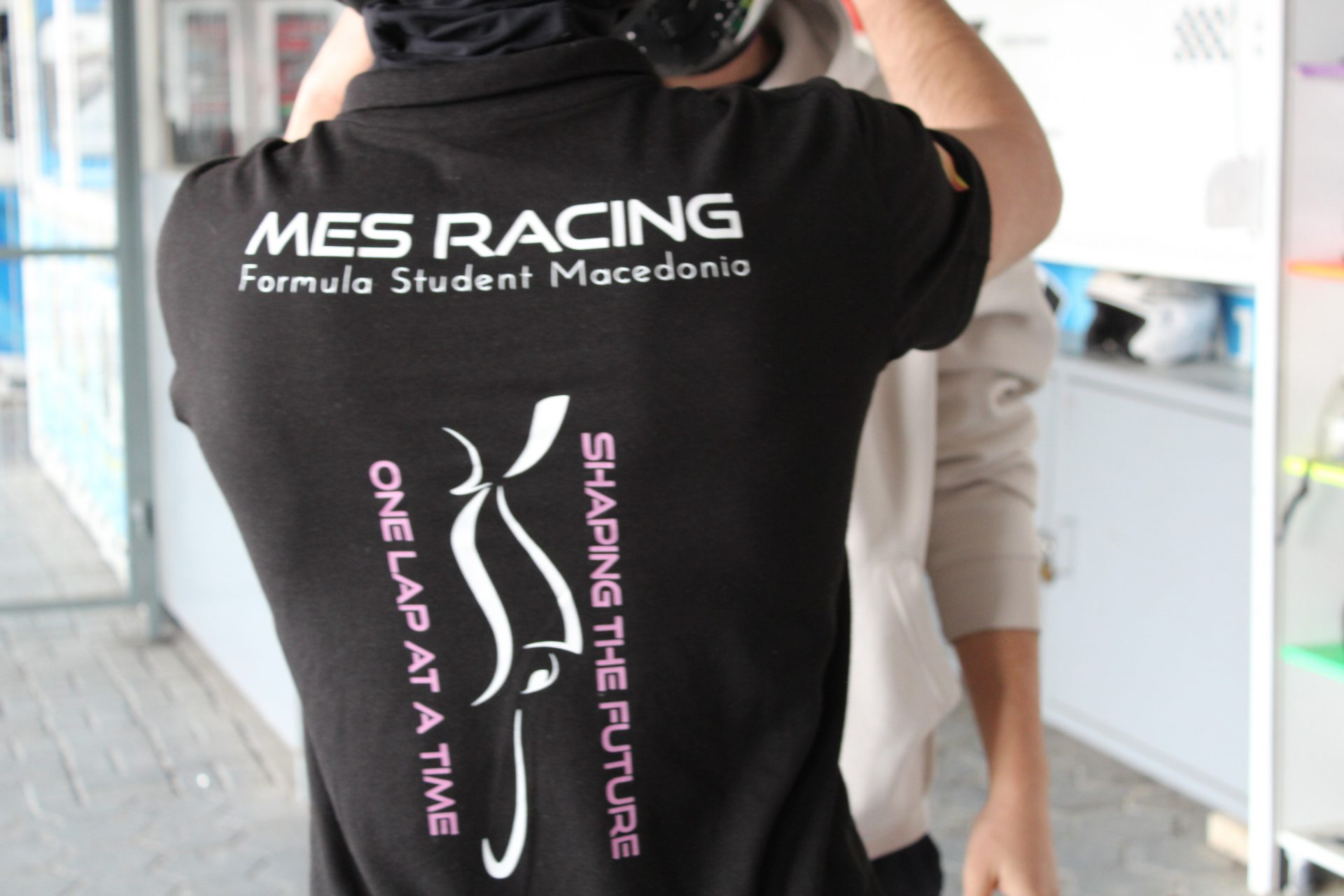 MES Racing T-shirt from the back